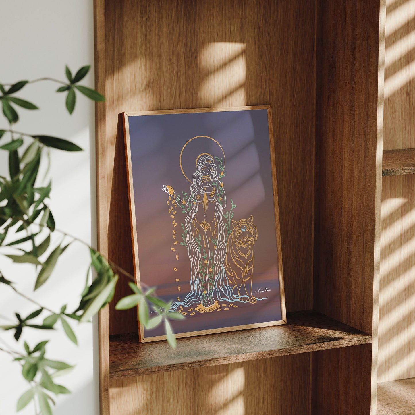 Abundance Goddess | Spiritual Decor | Boho Wall Art