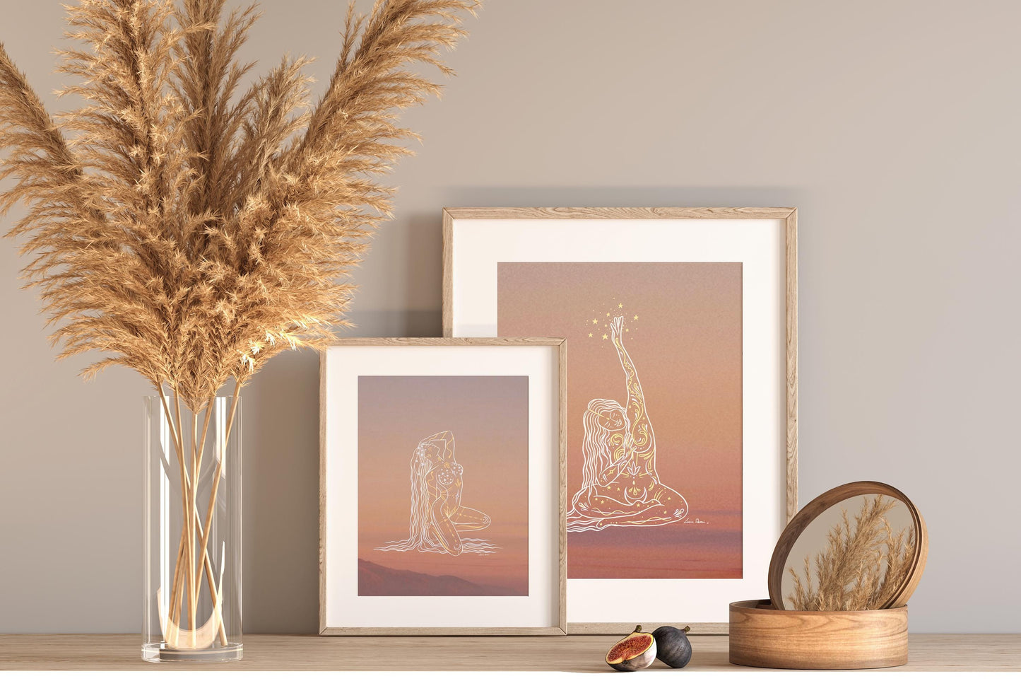 Rebirth Goddess Print |  Spiritual Decor | Divine Feminine Art