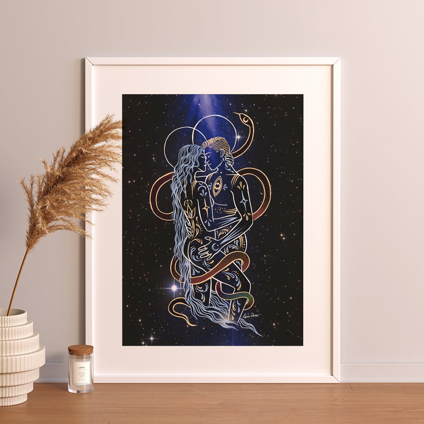 Soulmate Print | Spiritual Decor | Boho Wall Art