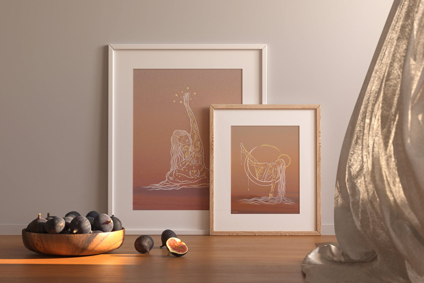 Starlight Goddess | Spiritual Decor | Boho Wall Art