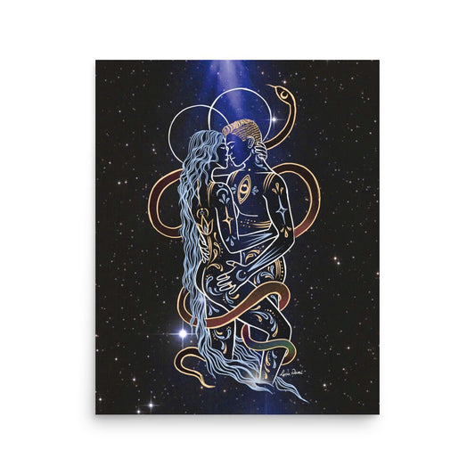 Soulmate Print | Spiritual Decor | Boho Wall Art