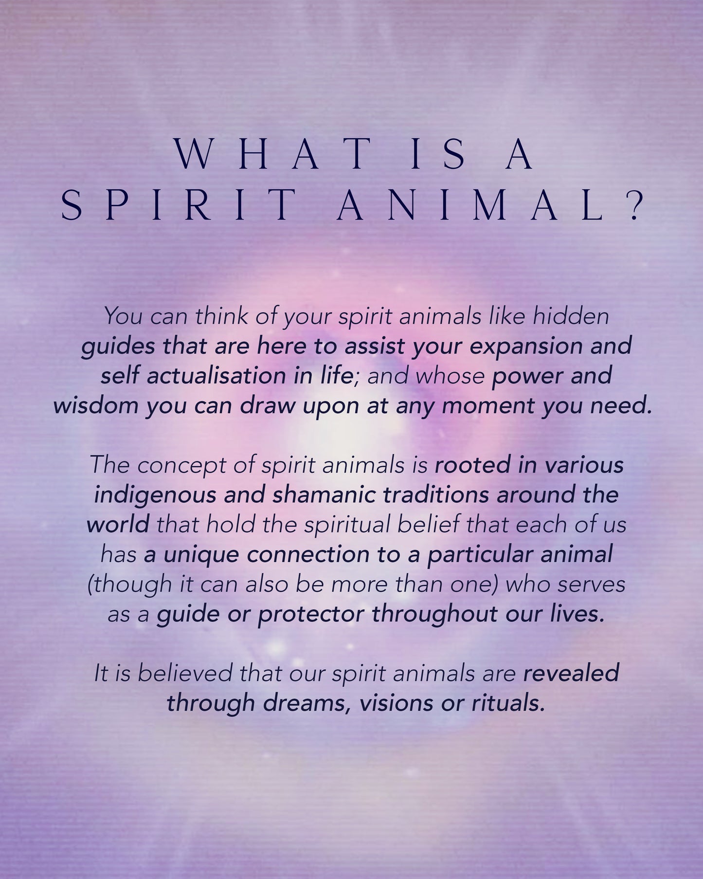 Sacred Animal